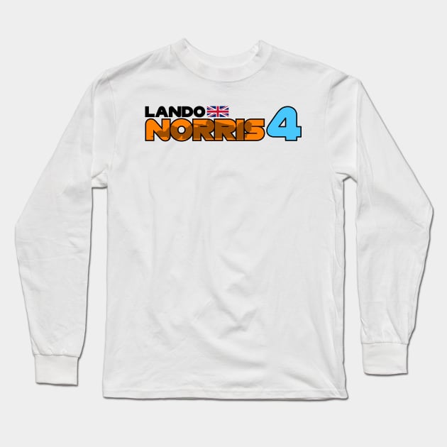 Lando Norris '23 Long Sleeve T-Shirt by SteamboatJoe